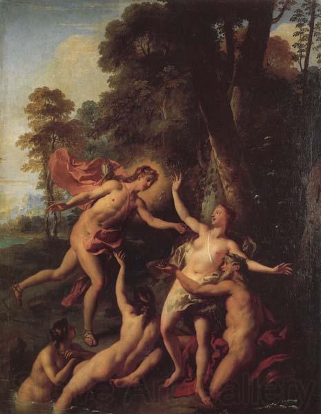 Jean-Francois De Troy Apollo and Daphne Spain oil painting art